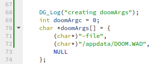 main Function Doom Argument Update